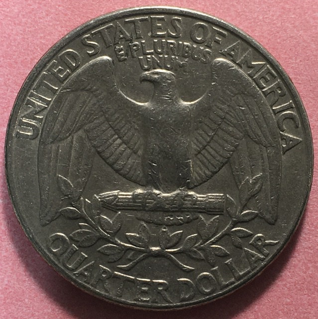 1989-D-Quarter,-Extra-Tuft-Hair-On-Head?-MD?-RPM?-Badly-Worn,-Pareidolia?