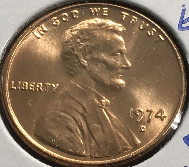 1974-D-LMC,-Absolutely-No-Neckline,-Die-Crack-On-Cheek,-Floating-Head-Lincoln