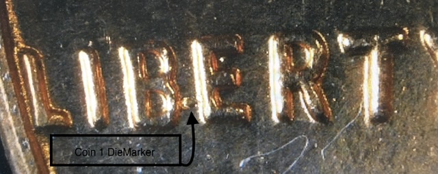 1959-D-LMC,-Big-Die-Crack-In-Head,-W/Twin-Coin,-Same-Die-2-Coins!!