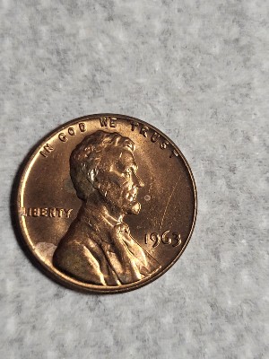 1963-No-Mint-Mark-Penny-Grade