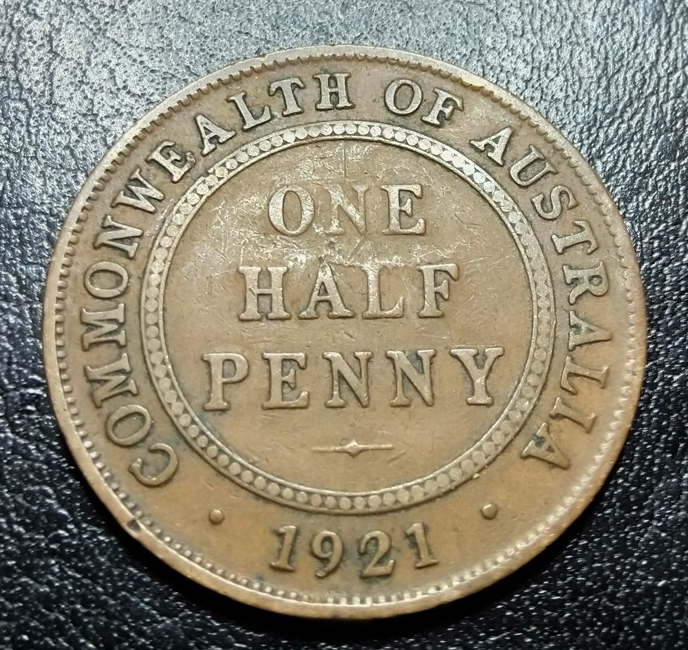 1921-Half-Penny-