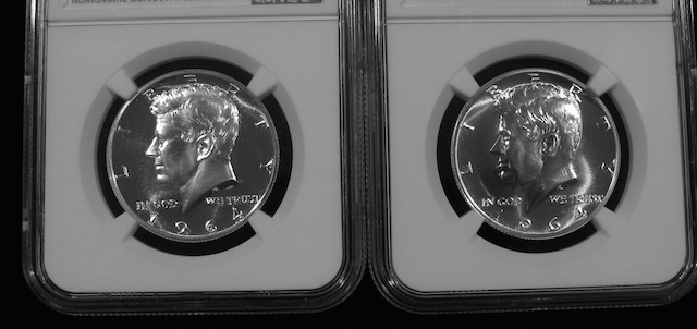 Both-These-1964-Kennedy-Proofs-Are-Graded-PF-68.-Is-One-A-Cameo?