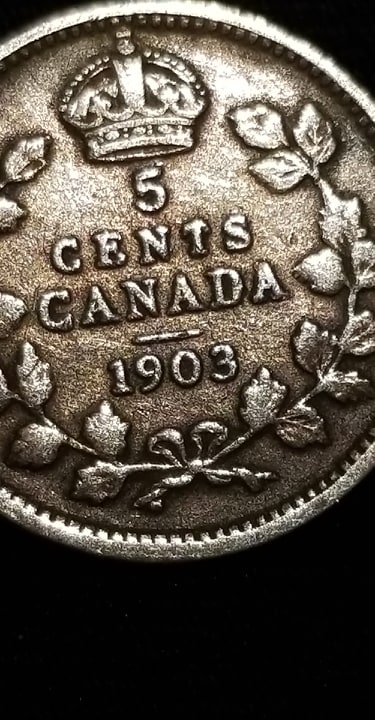 1903-And-1920-Canadian-Silver-5-Cent-Pieces