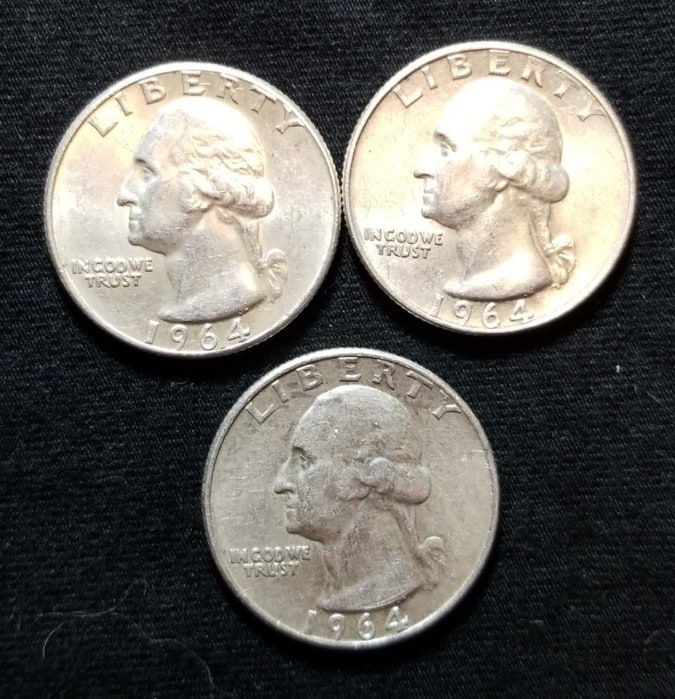 1964-Silver-Washington-Quarters