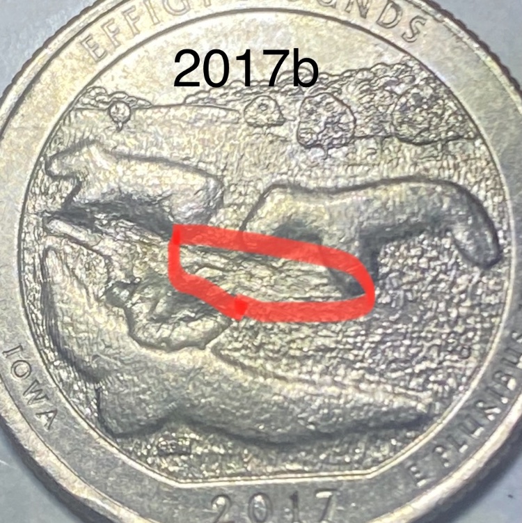 2017-Iowa-Effigy-Mounds-Bear-Missing-Leg-&-Headless-Bird-Plus-Other-Defect