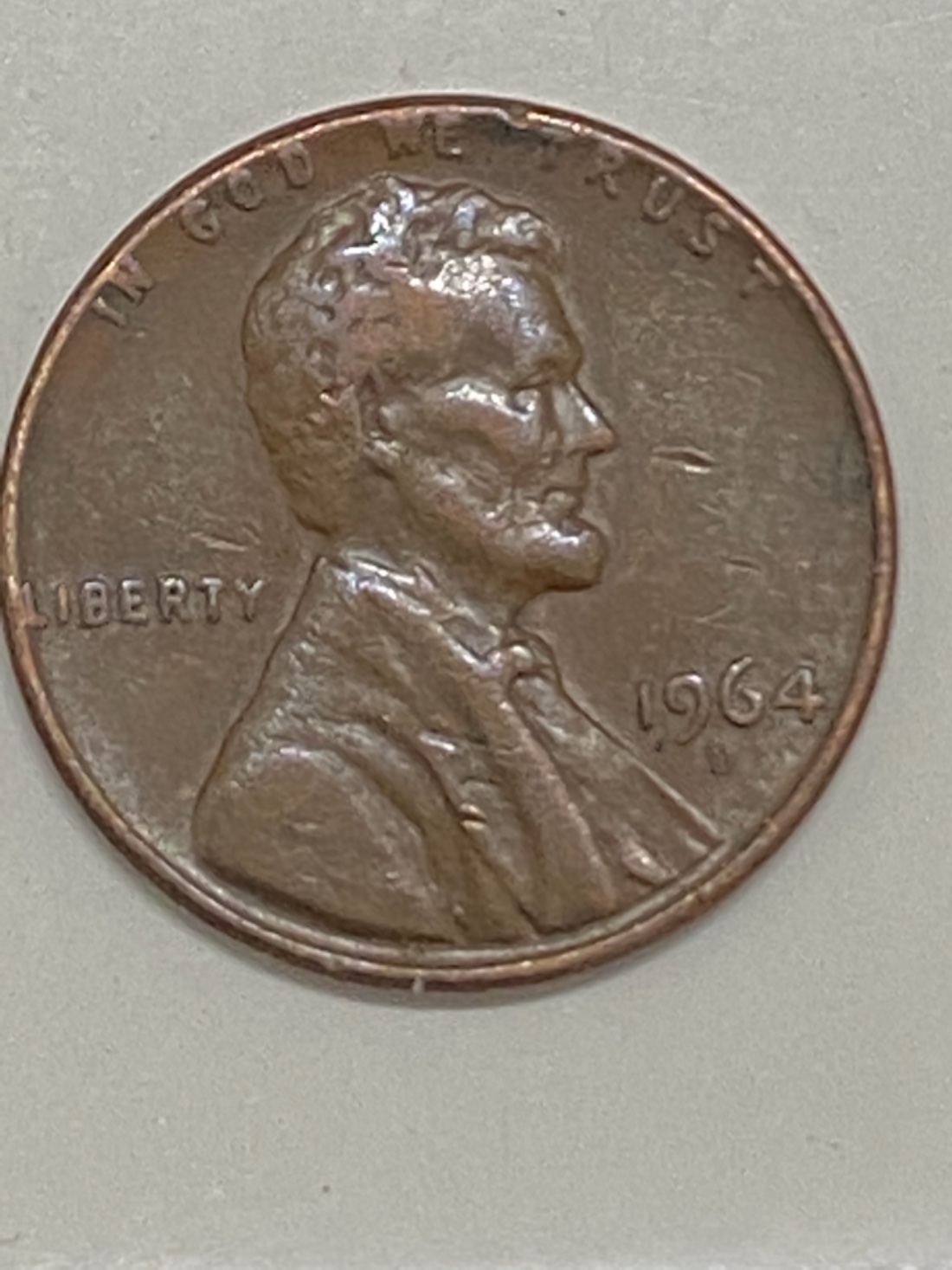 1964-D-Penny--Hanging-Lincoln-On-Reverse--Rare-Find?