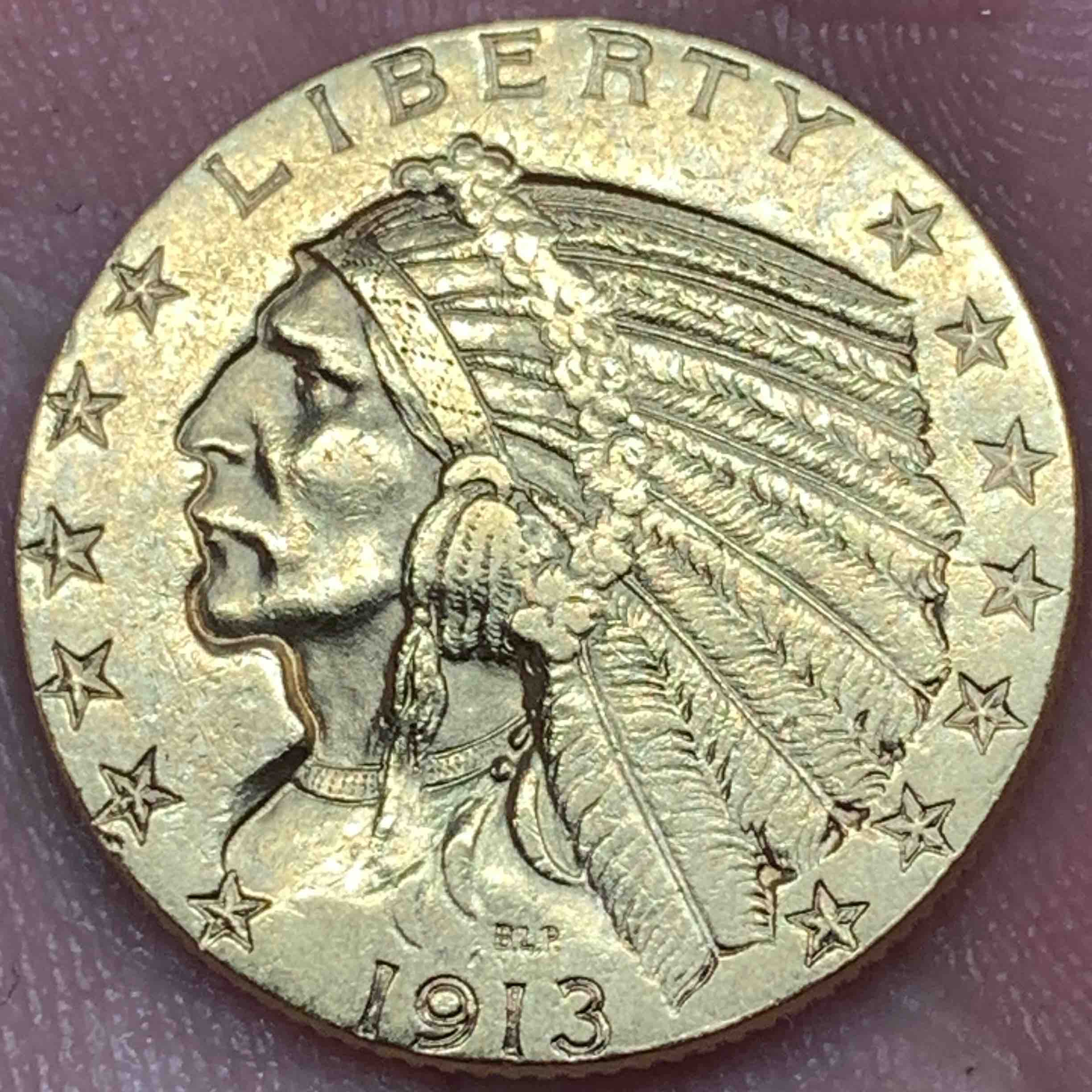 1913-$5-Indian-Half-Eagle