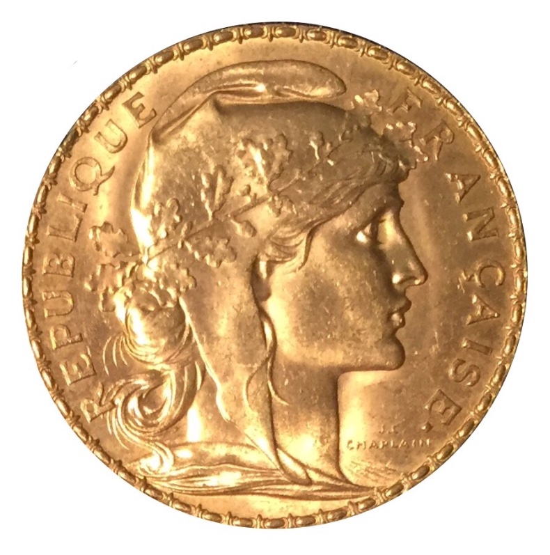 Please-Help-Grade-Gold,-1911,-20-Francs