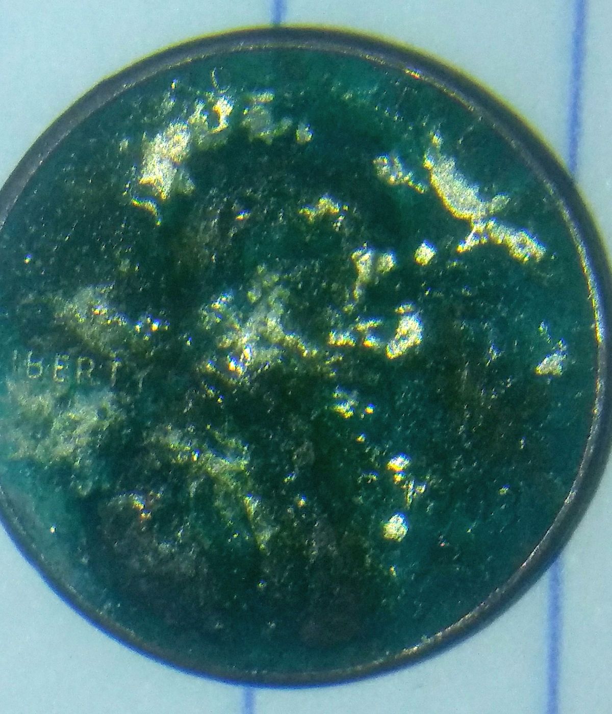 1983-D-Lincoln-Memorial-Why-Is-It-Silver-And-Green-?