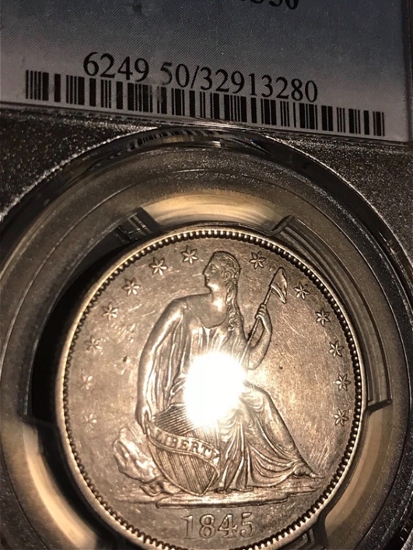 1845-Seated-Half-Dollar-For-Grading