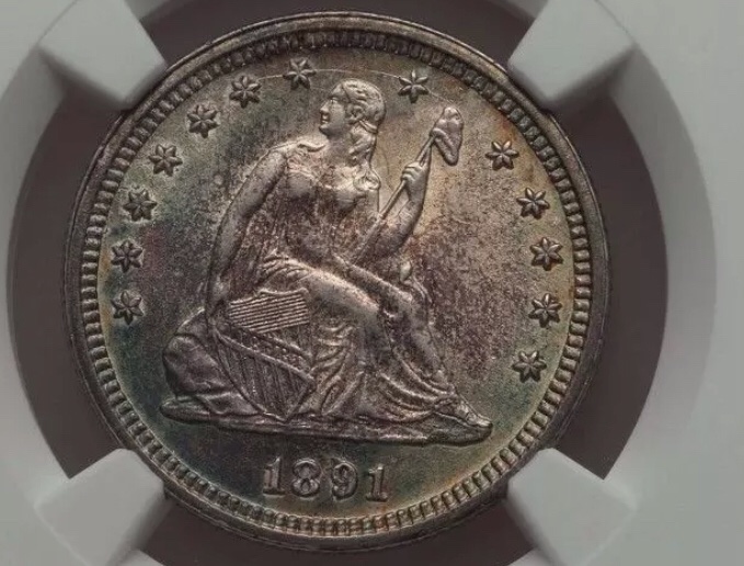 Seated-Quarters-With-Motto-For-Grading