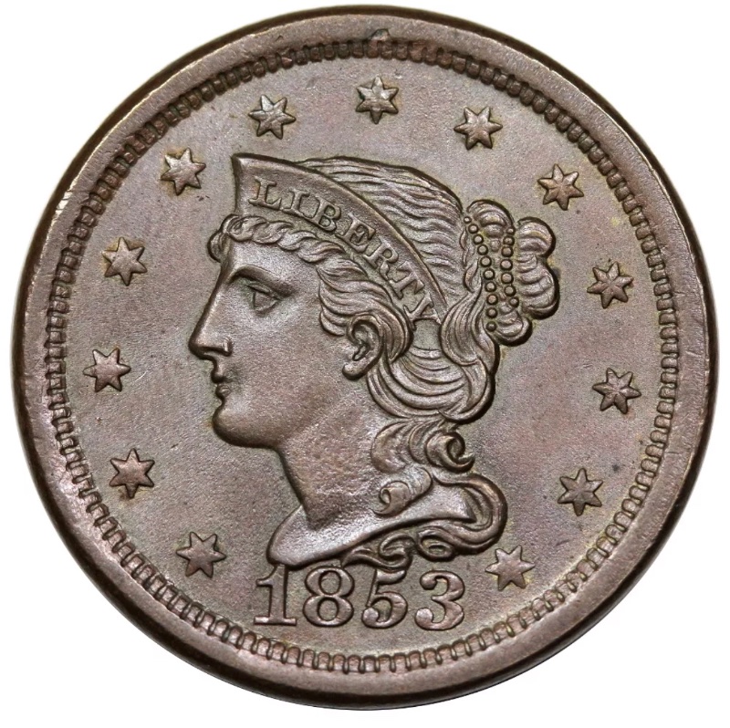 1853-Braided-Large-Cent-For-Grading