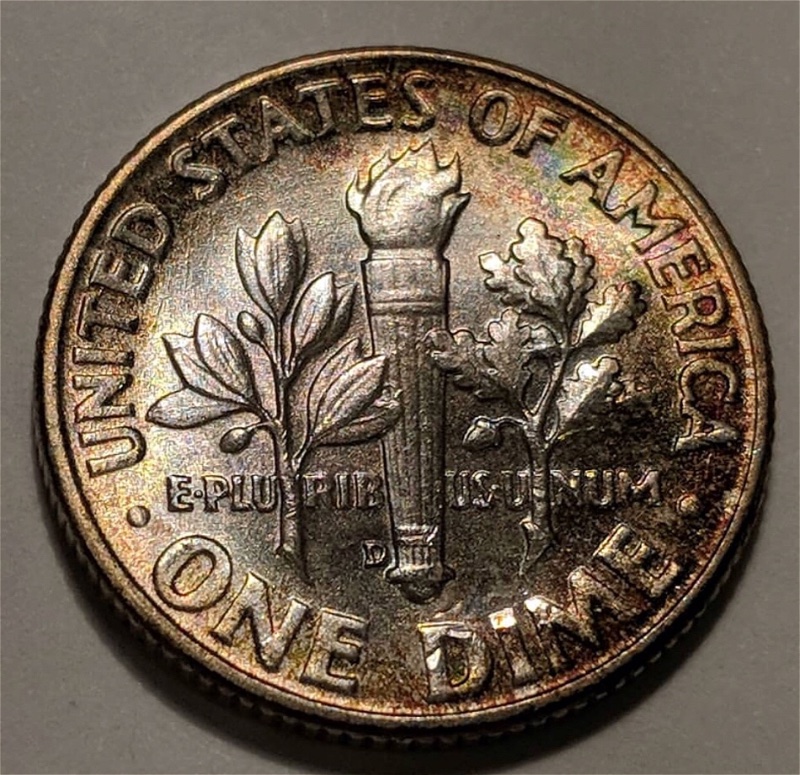 1958-D-Roosevelt-Dimes-From-Mint-Sets-For-Grading