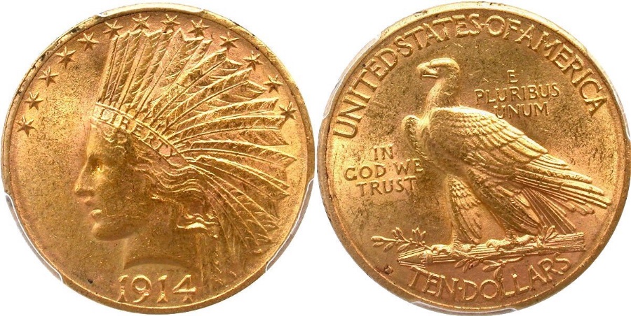 1914-D-$10-Indian-Gold-You-Vs-PCGS