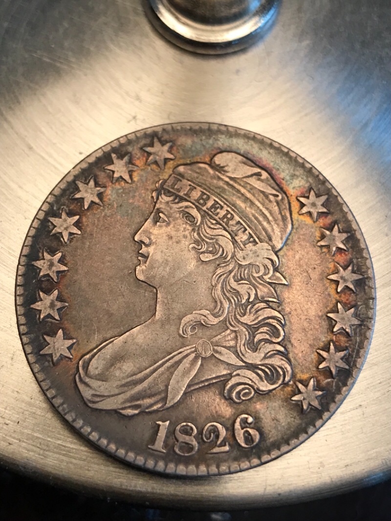 1826-Capped-Bust-Half-For-Grading