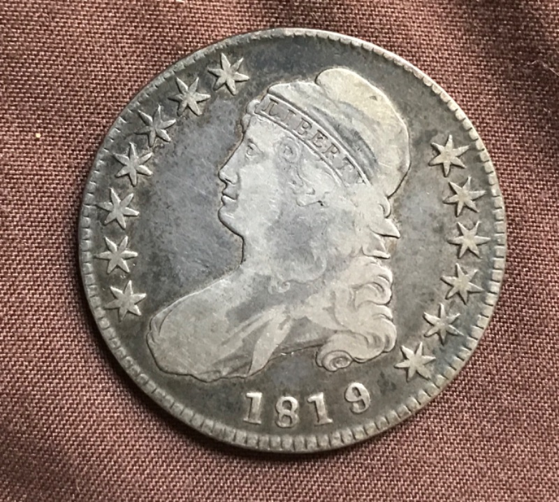 1819-Capped-Bust-Half-For-Grading