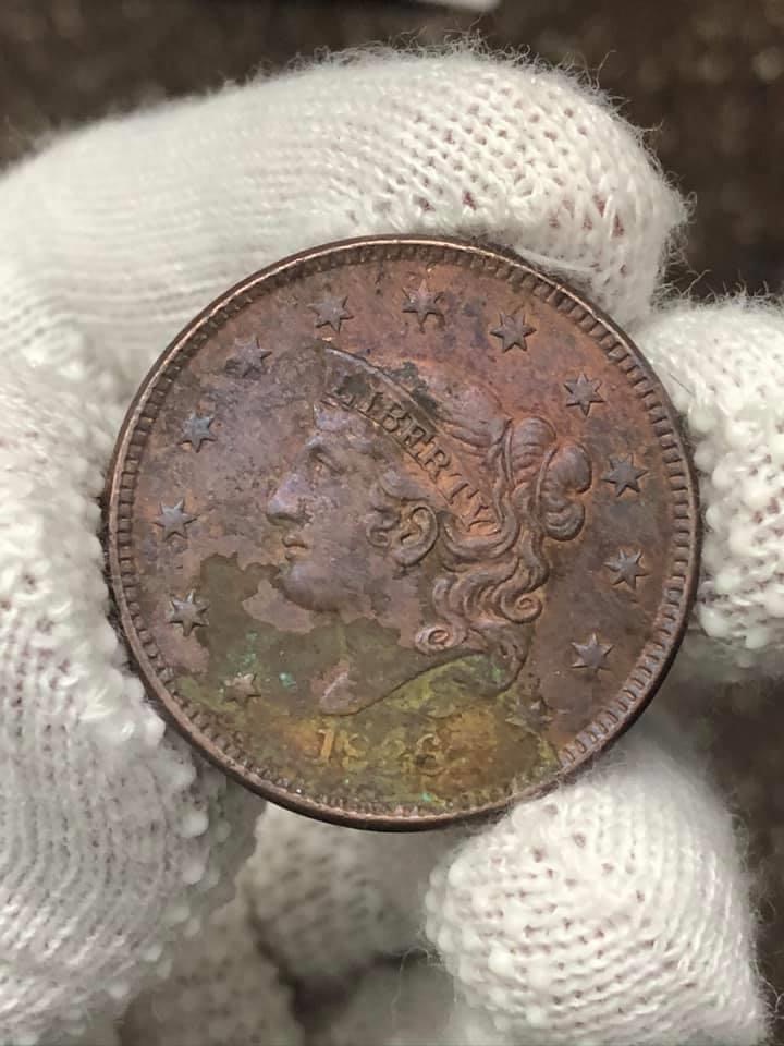 1836-Coronet-Cent-For-Grading