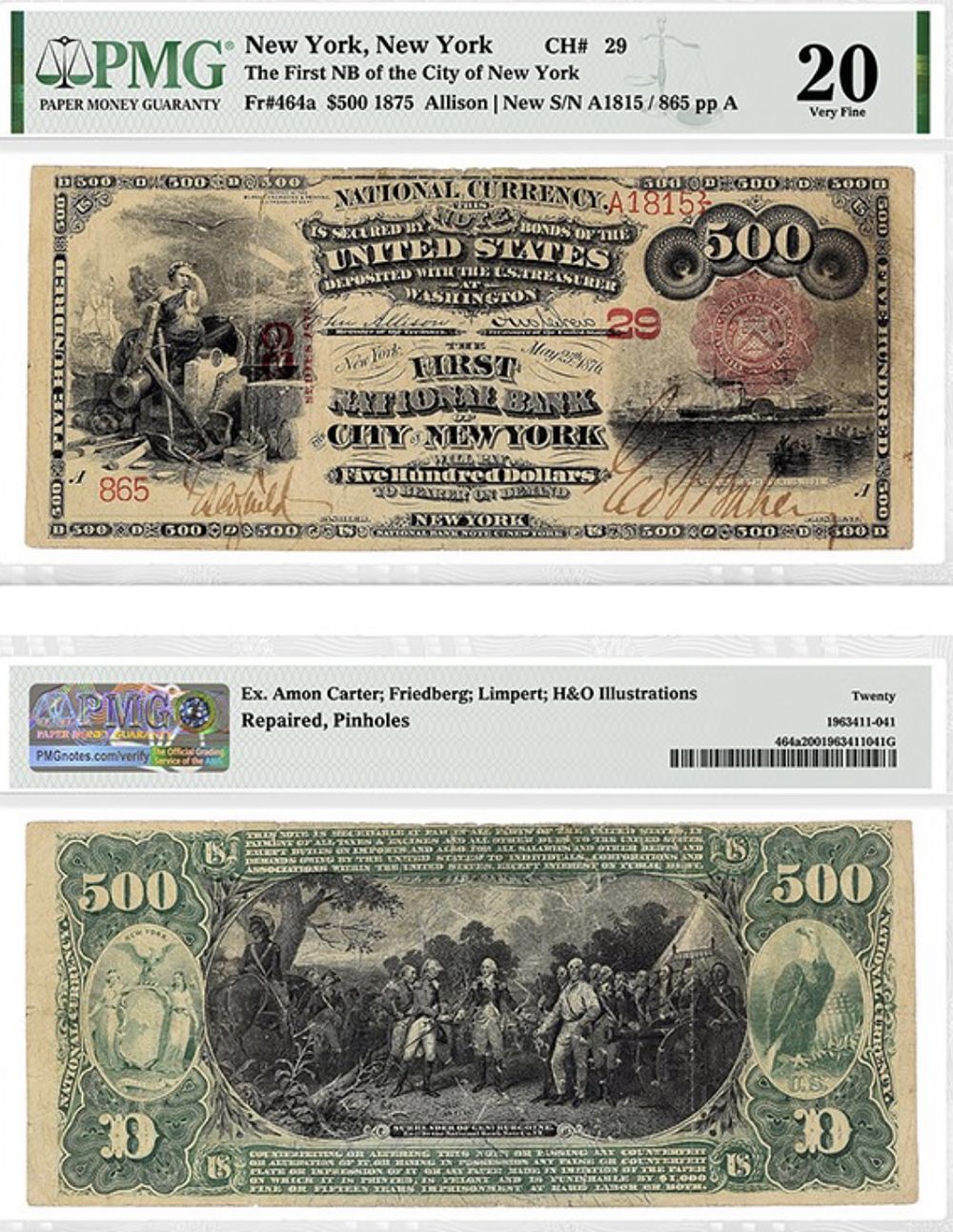 Noteworthy-Notes:-The-Unique-In-Private-Hands-Series-1875-$500-New-York,-NY-National-Bank-Note