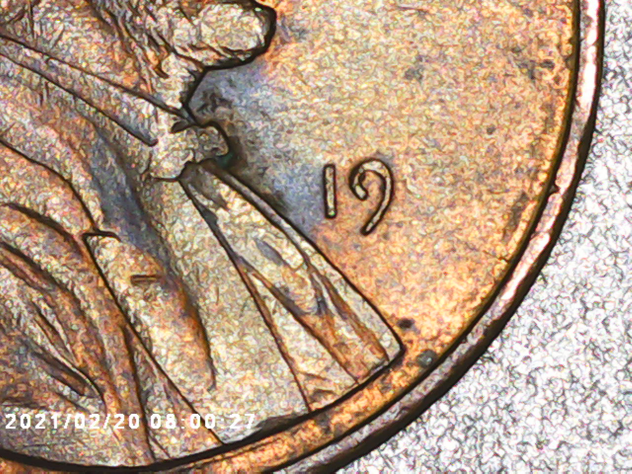 19?-Penny-Is-This-A-Grese-Filled-Die-And-Maybe-A-Small-Cud?