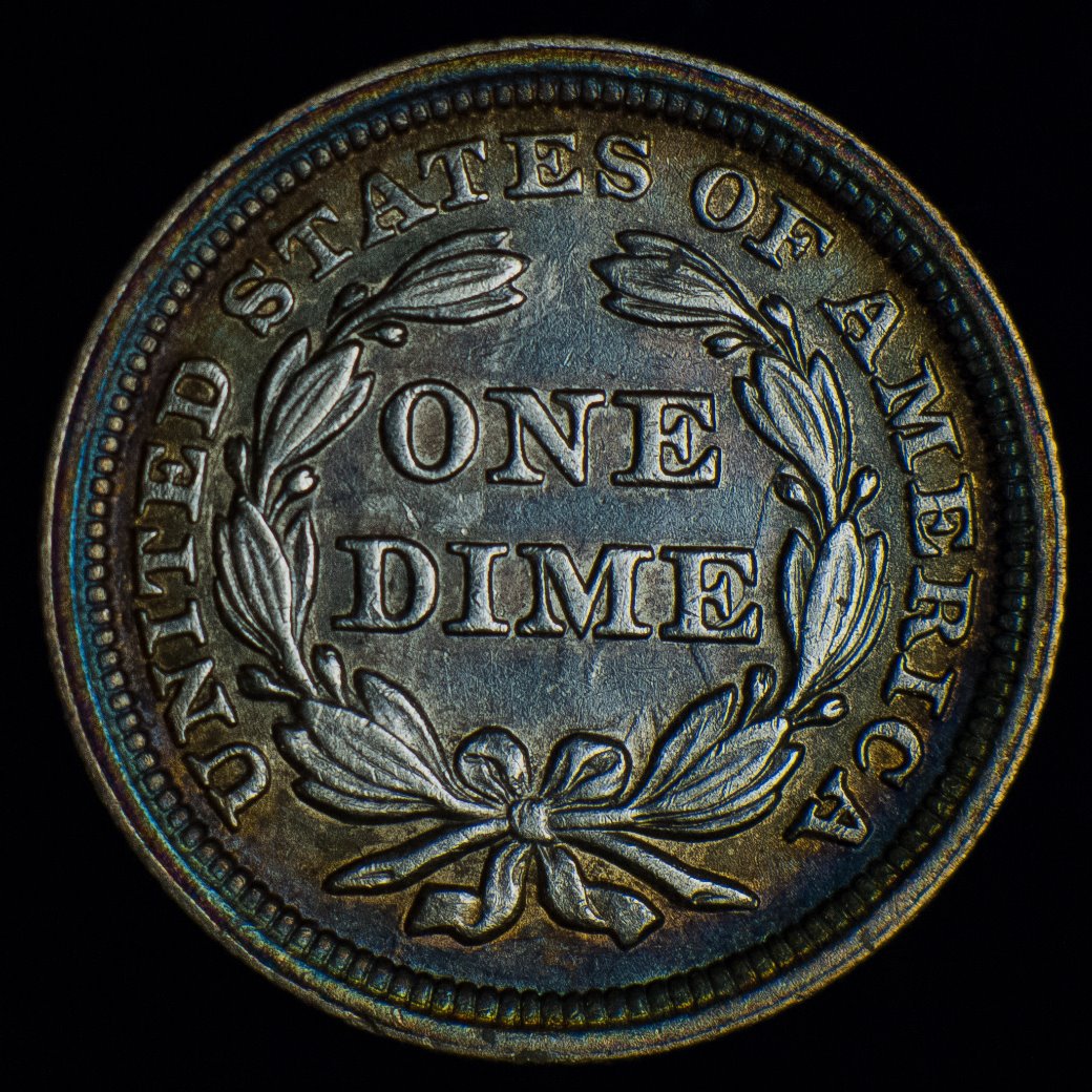 Any-Seated-Dime-Specialists-,-1854-Variety