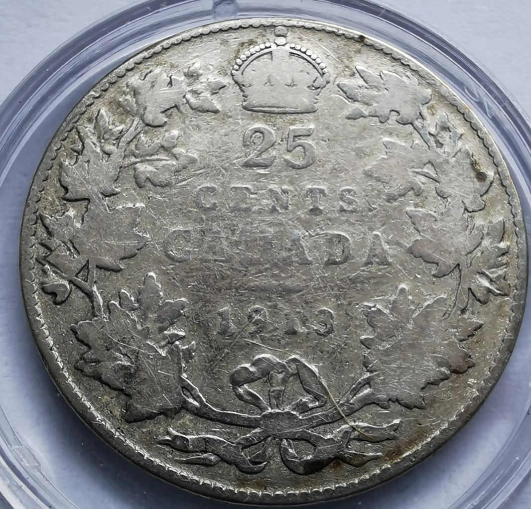 1913-Quarter-With--Localised-Wear.