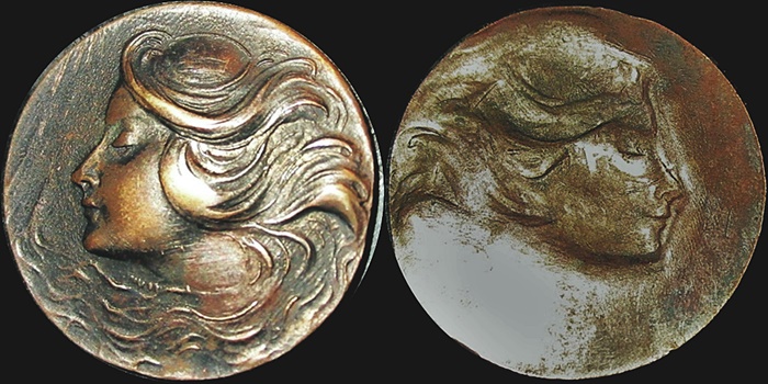 I-Just-Bought-This-Art-Nouveau-Bronze-Medal---What-Did-I-Find?