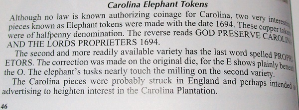 Carolina-Elephant-Token---Information-Needed-Please