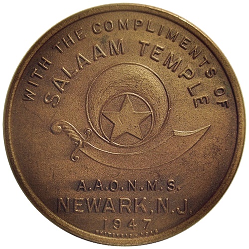 Masonic-Tokens,-Coins-And-Counter-Stamped-Pennies