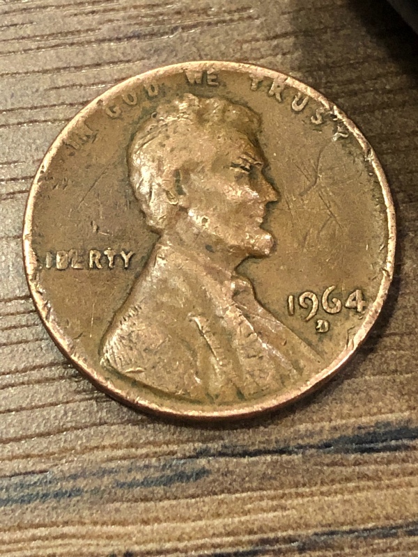 1964-D-Lincoln-Cent,-Is-This-An-Error?-Top-Left-Of-United