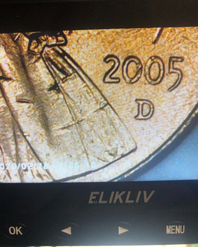 2005-D-One-Cent-Odd-Circle-Imprinted-On-Obverse,-Is-This-Just-PMD?