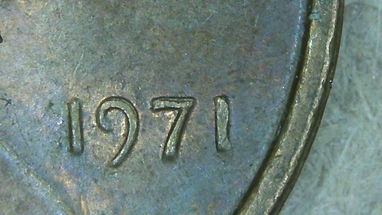 Is-The-97-Doubled-In-This-1971-Lmc-No-Mint-Mark-American-One-Cent?