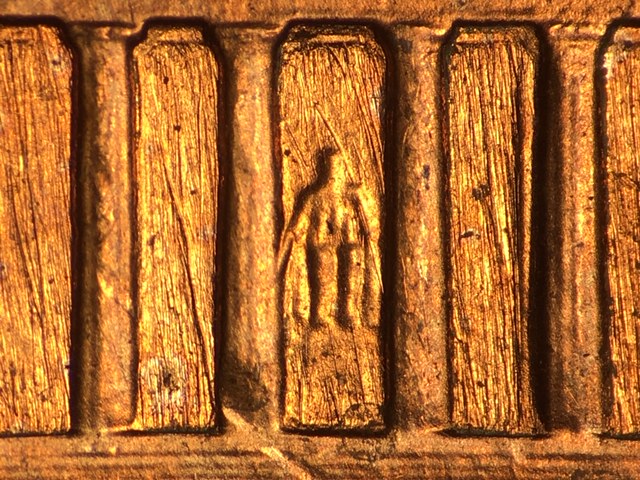 1990-P-Lincoln-Cent-With-Very-Nice-Unlisted-Column-Bar-DDR-Found-CRH