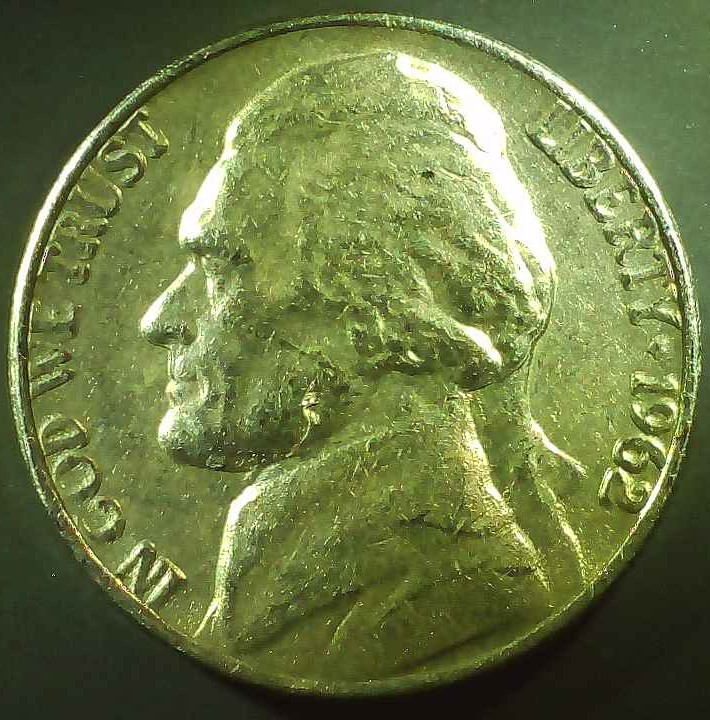 1962-Nickel---Crazy-Doubling+++-On-Obverse-&-Reverse