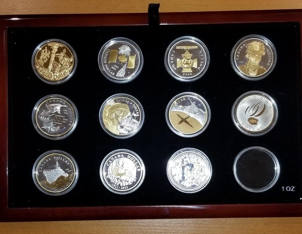 2022-RCM-Gold-Plated-Proof-Silver-Dollar