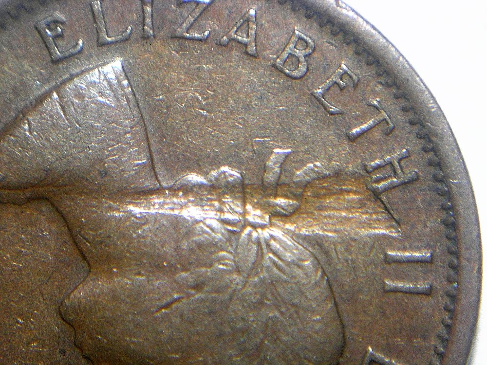 1943-Canadian-War-Penny-With-Unique-Laser-Beam-Lamination