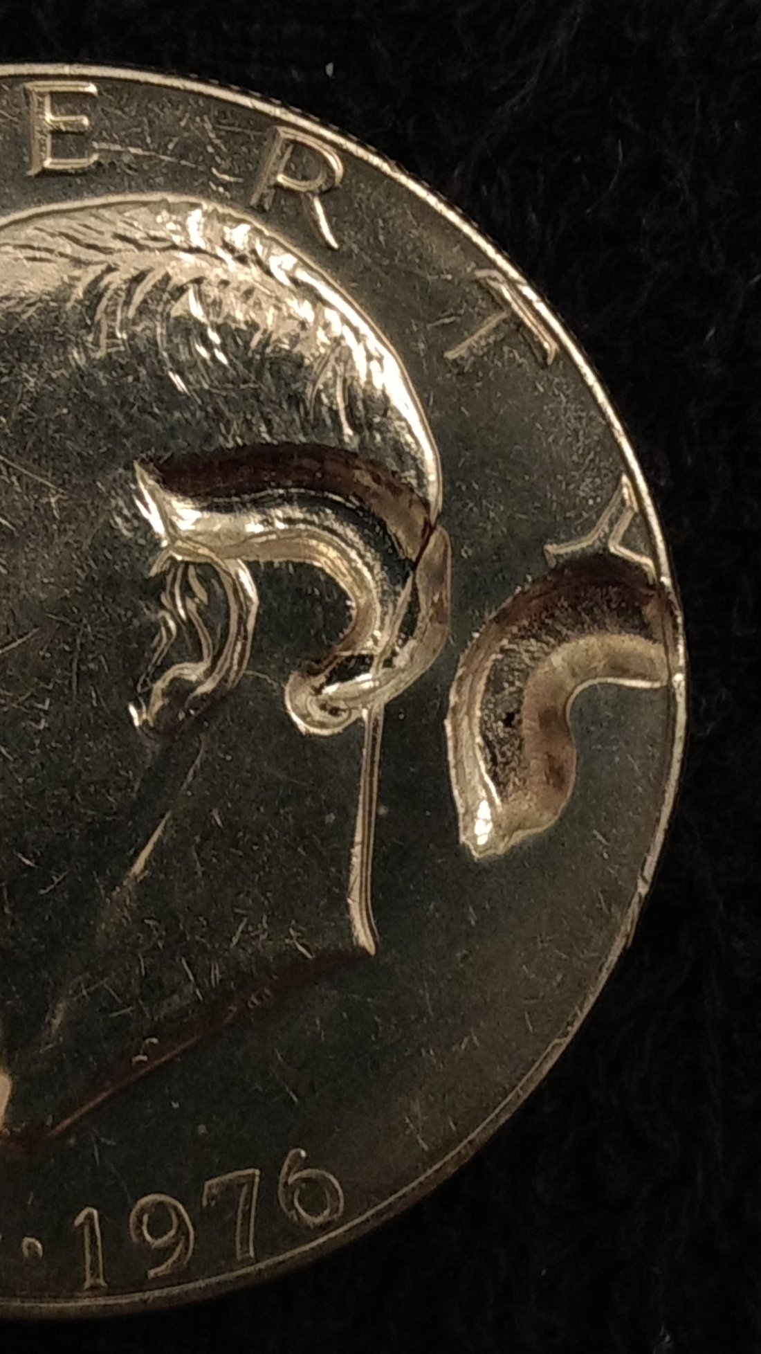 1976-P-Eisenhower-Type-1-Error-Believed-To-Be-Foreign-Object-Damage;-Opinions?