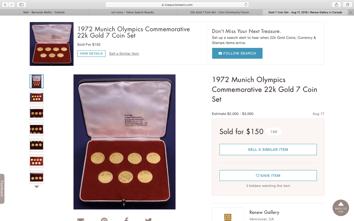 1972-Munich-Olympics-Commemorative-22k-Gold-7-Coin-Set