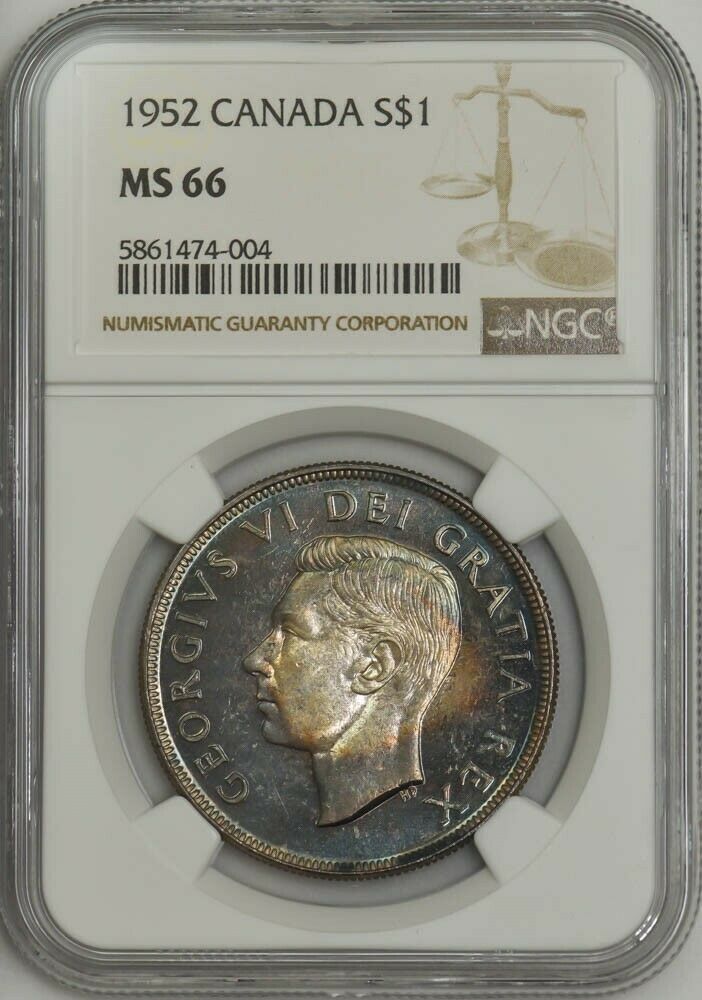 Canada-1952-S$1-Ms,-Not-Pl,-You-Versus-NGC