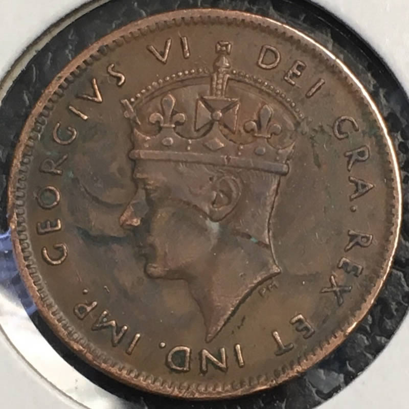 Newfoundland-1940-Re-Cent-Planchet-Flaw?
