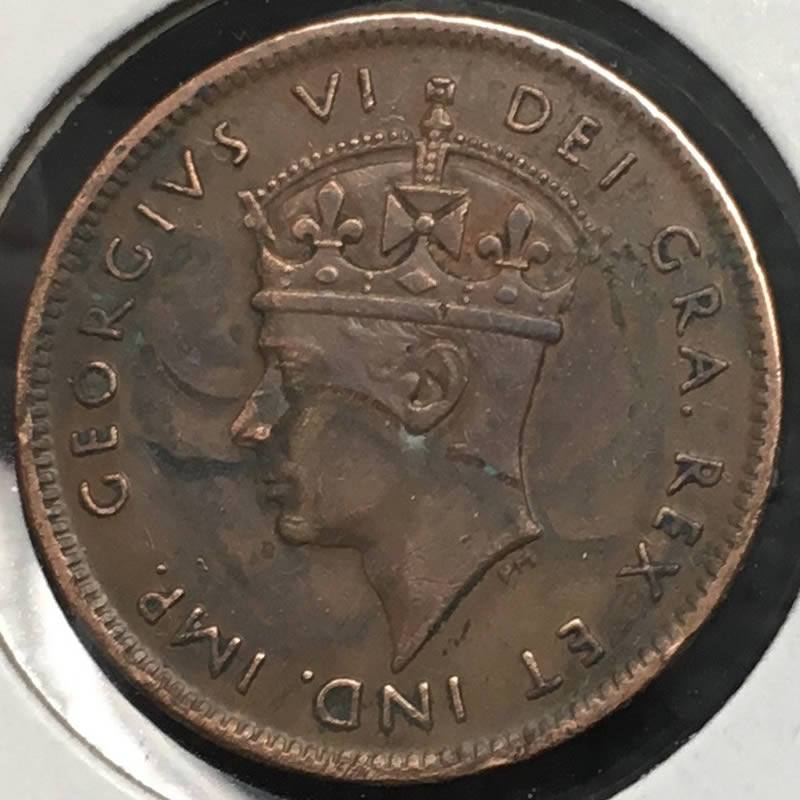 Newfoundland-1940-Re-Cent-Planchet-Flaw?