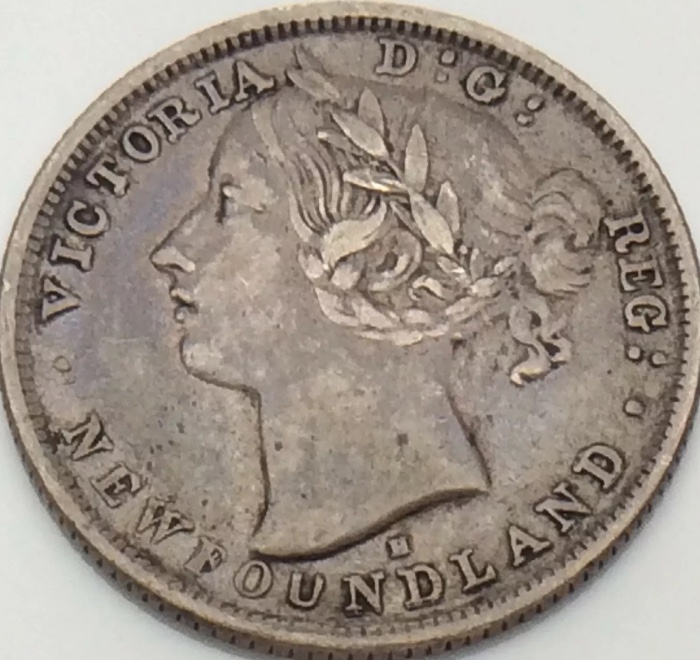 1876-Newfoundland-20-Cent---Help-With-Grade?