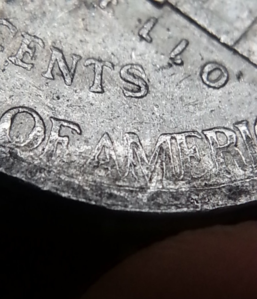 Hollow-Lettering-On-Rough-2003-D-Nickel,-PMD?