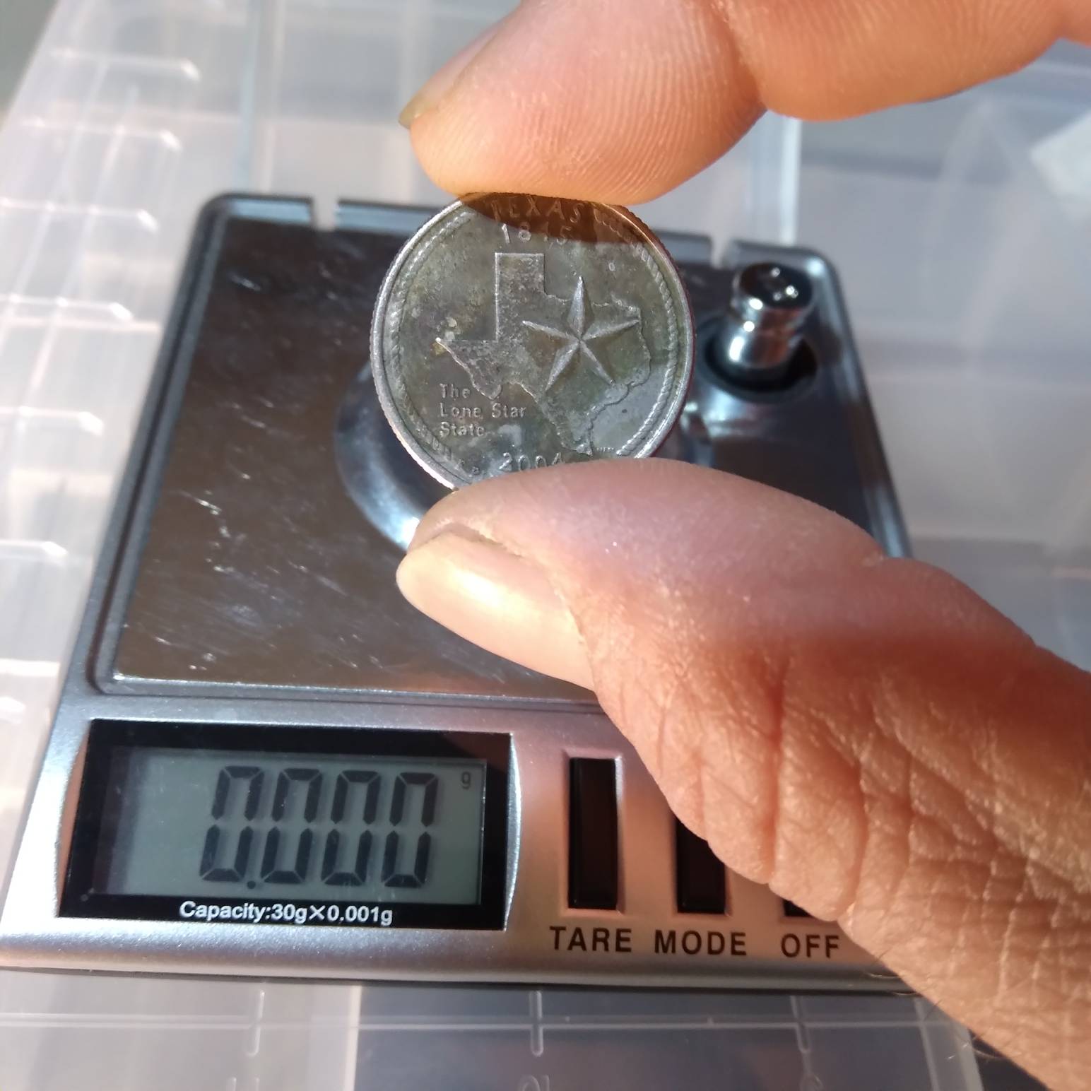 2004-D-Texas-Quarter-5.76-Grams-And-A-1991-P-Quarter-5.75grams
