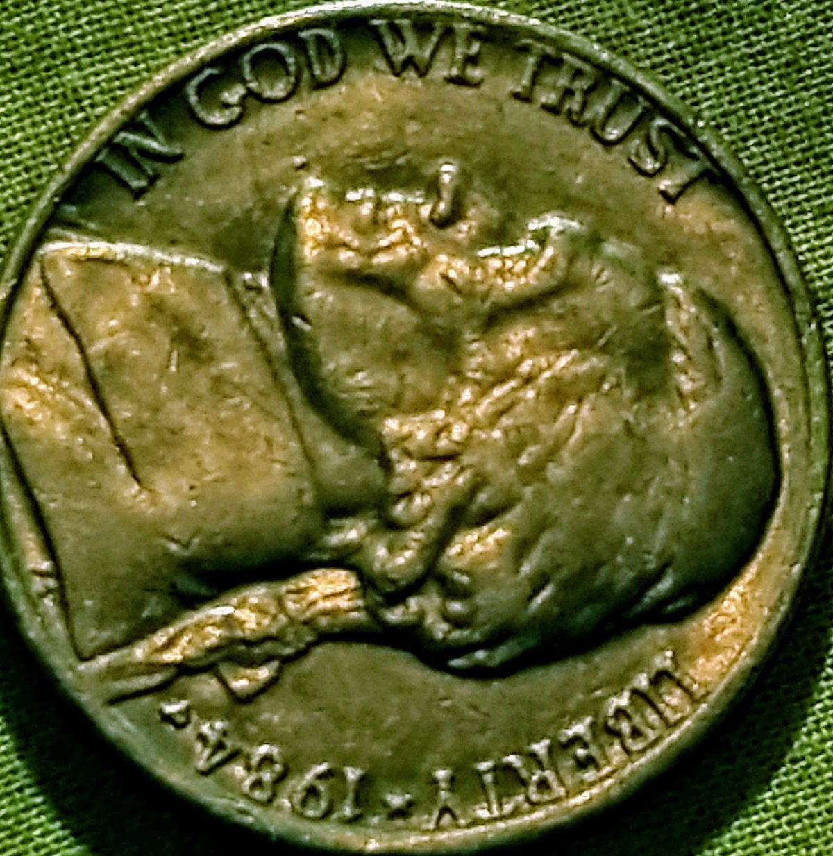 1984-P-Nickel--With-I-Think-Doubling--And-A-R-Instead-Of-E-.-New-To-This.