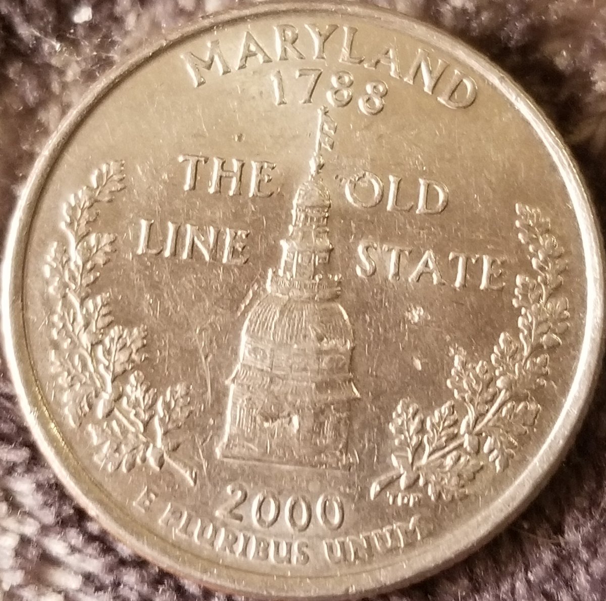 2000-Maryland-State-50c-State-Dome-Missing-Psrts?
