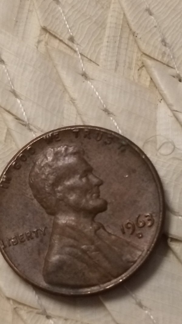 1963-D-Penny-Error-?-Seperation-Between-S---T-In-Trust