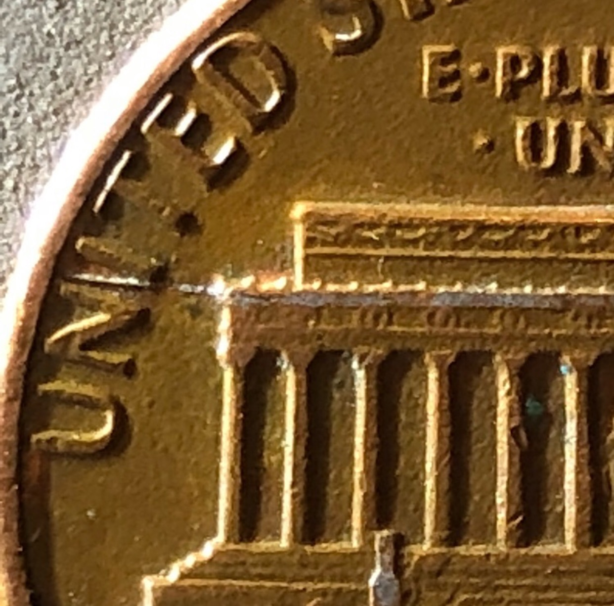 1983-Lincoln-Penny.-Full-Die-Crack-Top-Memorial-Whole-Coin?ddr-Lincoln-Mot