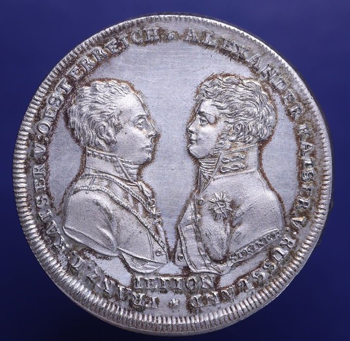 A-Jeton-Depicting-The-Battle-Of-Leipzig-1813
