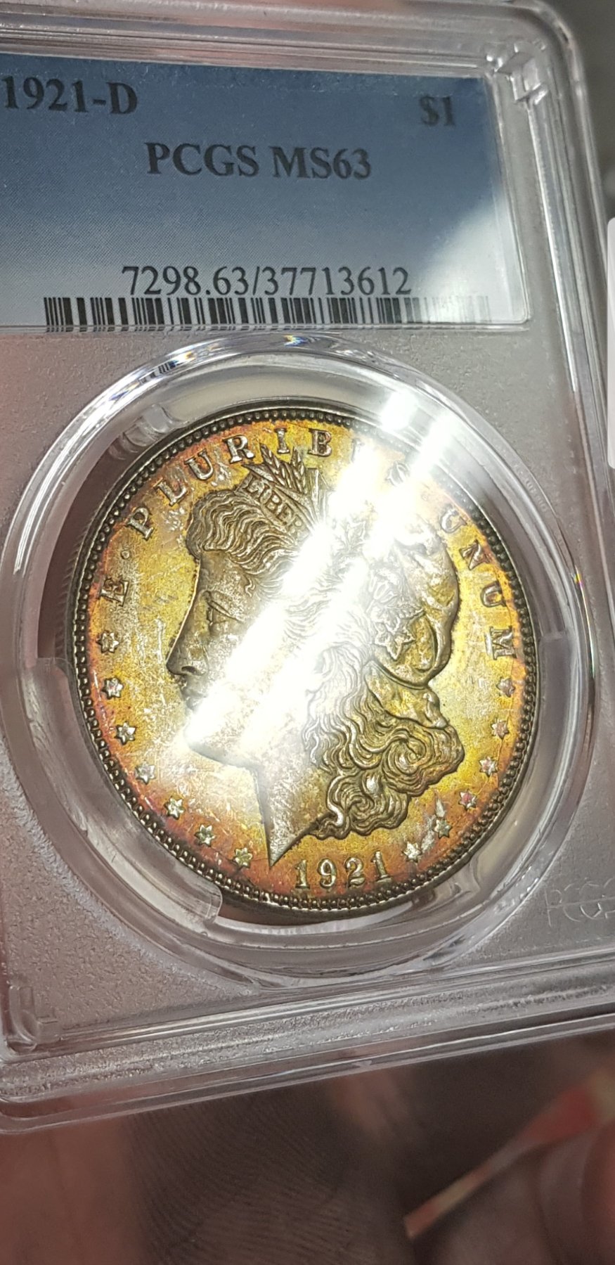 Just-Got-My-Fire-Toned-1921-D-Morgan-Back-From-PCGS!