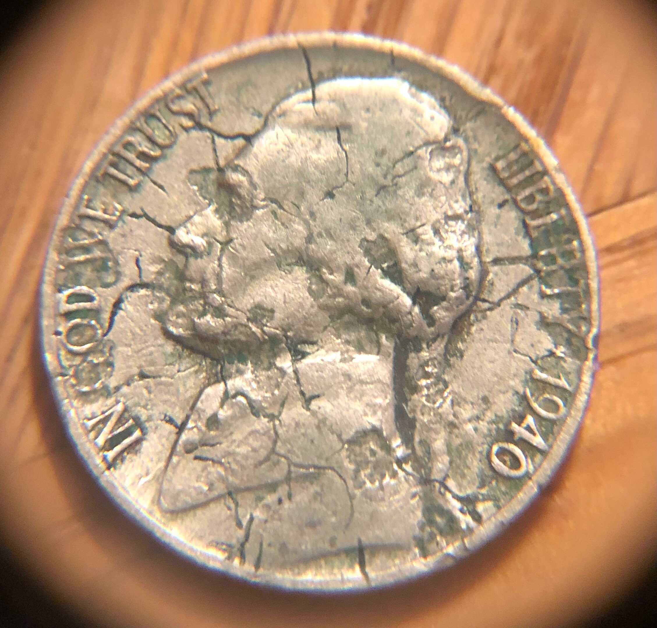 Cracked-1940-Jefferson,-Bad-Planchet,-Or-Damaged?